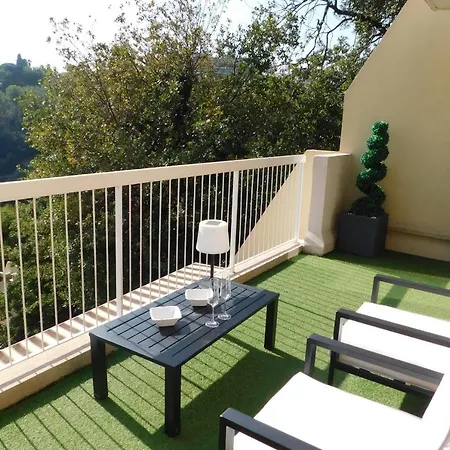 Cosy T1 Bis Les Terrasses De La Madonnette アパート ニース